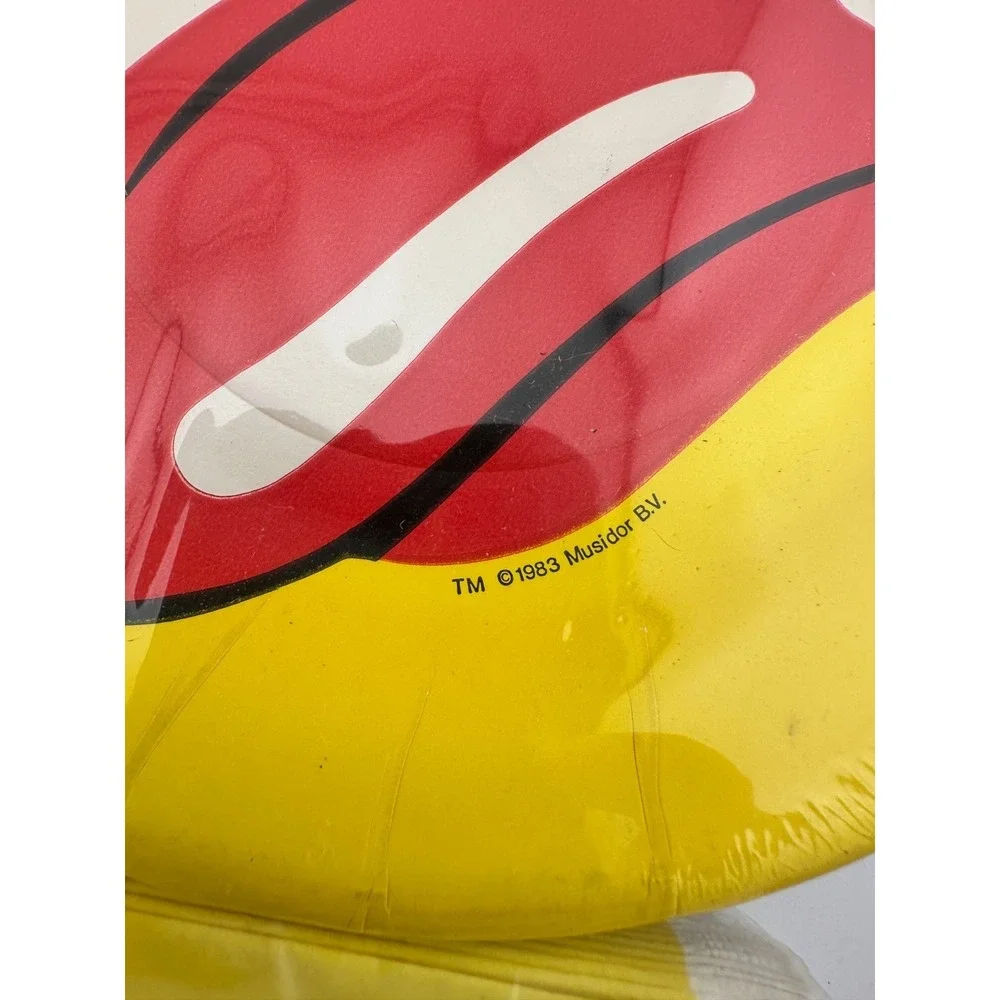 Vintage Rolling Stones Party Set 1983 Plates Napkins Tongue Logo Amscan Rock NOS